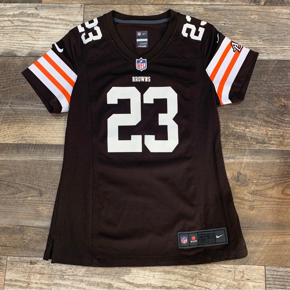Nike NFL Cleveland Browns Joe Haden 23 Women's On Field Jersey Size small